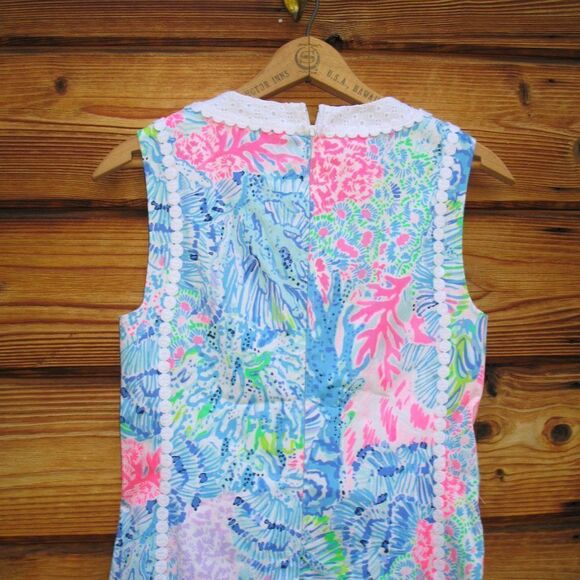 NWT Lily Pulitzer Mila Shift Dress 0 Sink or Swim - Picture 10 of 12